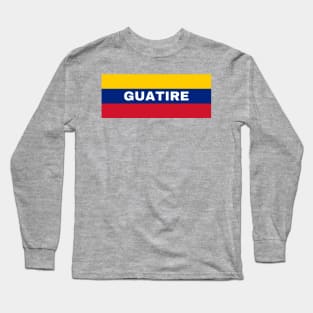 Guatire City in Venezuelan Flag Colors Long Sleeve T-Shirt